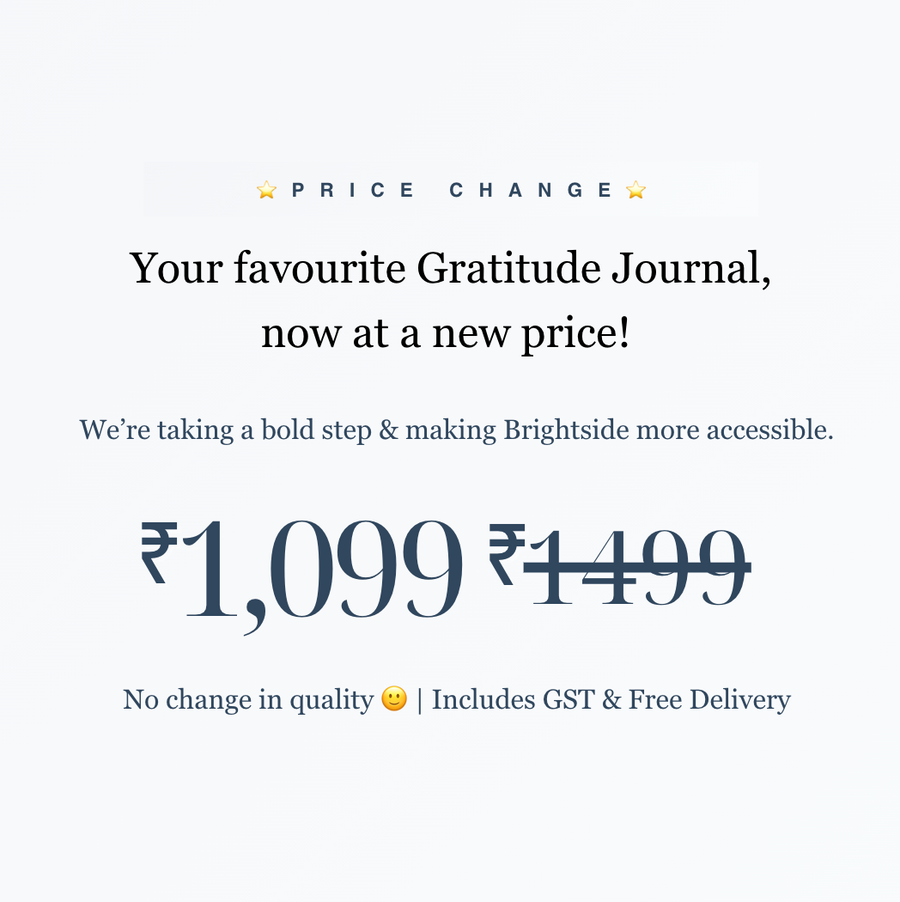 Brightside Gratitude Journal & Diary | Lasts 1 Entire Year | High Quality FSC & EU Certified Paper